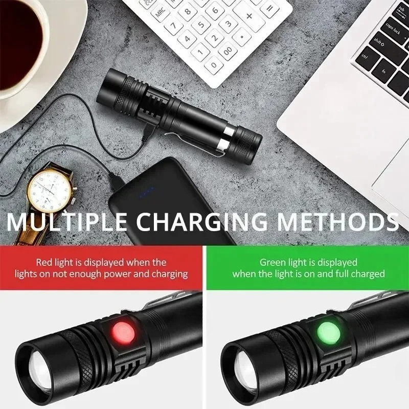 Rechargeable T6 Handheld Flash - Outdoor Adventure Travel review and price