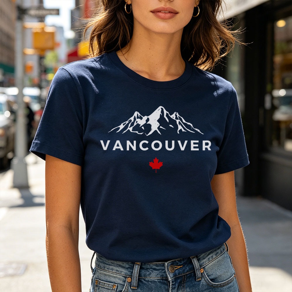 Vancouver Canada Mountain T Sh - Outdoor Adventure Club review and price